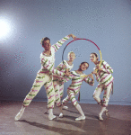 Deni Lamont and students from the School of American Ballet, in a New York City Ballet production of "The Nutcracker."