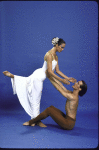 Studio portrait of Christine Dakin and Bert Terborgh in a Martha Graham production of "Diversion of Angels" (New York)