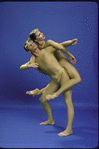 Martha Graham Dance Company, studio portrait of Peggy Lyman and Tim Wengard in "Frescoes", choreography by Martha Graham