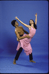 Martha Graham Dance Company, studio portrait of Elisa Monte and Jean-Louis Morin in "Embattled Garden", choreography by Martha Graham