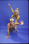 Martha Graham Dance Company, studio portrait of Yuriko Kimura and Tim Wengard in "Ecuatorial", choreography by Martha Graham