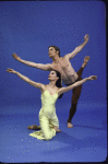 Studio portrait of Elisa Monte and Tim Wengard in a Martha Graham production of "Diversion of Angels" (New York)