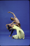 Studio portrait of Elisa Monte and Tim Wengard in a Martha Graham production of "Diversion of Angels" (New York)