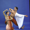 Martha Graham Dance Company, studio portrait of Janet Eilber and Peter Sparling in "Plain of Prayer", choreography by Martha Graham