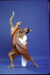 Martha Graham Dance Company, studio portrait of Janet Eilber and Peter Sparling in "Plain of Prayer", choreography by Martha Graham