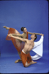 Martha Graham Dance Company, studio portrait of Janet Eilber and Peter Sparling in "Plain of Prayer", choreography by Martha Graham