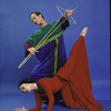Martha Graham Dance Company, studio portrait of Janet Eilber and Peter Sparling in "Seraphic Dialogue", choreography by Martha Graham