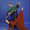 Martha Graham Dance Company, studio portrait of studio portrait of Janet Eilber and Peter Sparling in "Seraphic Dialogue", choreography by Martha Graham
