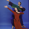 Martha Graham Dance Company, studio portrait of studio portrait of Janet Eilber and Peter Sparling in "Seraphic Dialogue", choreography by Martha Graham