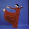 Martha Graham Dance Company, studio portrait of studio portrait of Janet Eilber in "Seraphic Dialogue", choreography by Martha Graham