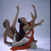 Martha Graham Dance Company, studio portrait of Takako Asakawa and David Hatch Walker in "Acts of Light", choreography by Martha Graham