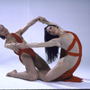 Martha Graham Dance Company, studio portrait of Peggy Lyman and Peter Sparling in "Acts of Light", choreography by Martha Graham