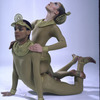 Martha Graham Dance Company, studio portrait of Peggy Lyman and David Brown in "Frescoes", choreography by Martha Graham