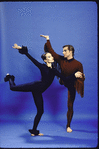 Martha Graham Dance Company, studio portrait of Elisa Monte and Charles Brown in The Owl and the Pussy Cat", choreography by Martha Graham