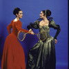 Studio portrait of Susan McLain and Peggy Lyman in Martha Graham's "Episodes"