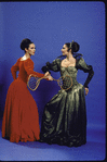 Studio portrait of Susan McLain and Peggy Lyman in Martha Graham's "Episodes"