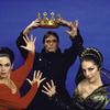 Studio portrait of Susan McLain, Tim Wengerd, and Peggy Lyman in Martha Graham's "Episodes"