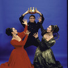 Studio portrait of Susan McLain, Tim Wengerd, and Peggy Lyman in Martha Graham's "Episodes"