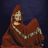 Martha Graham Dance Company, studio portrait of Yuriko Kimura in "Ecuatorial", choreography by Martha Graham