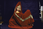 Martha Graham Dance Company, studio portrait of Yuriko Kimura in "Ecuatorial", choreography by Martha Graham