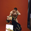 Martha Graham Dance Company, studio portrait of Yuriko Kimura and Rudolf Nureyev in "Clytemnestra", choreography by Martha Graham