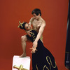 Martha Graham Dance Company, studio portrait of Yuriko Kimura and Rudolf Nureyev in "Clytemnestra", choreography by Martha Graham