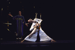 Martha Graham Dance Company production of "Seraphic Dialogue" with Peggy Lyman and Mario Delamo, choreography by Martha Graham