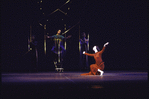Martha Graham Dance Company production of "Seraphic Dialogue" with Janet Eilber and Mario Delamo, choreography by Martha Graham