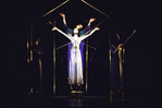 Martha Graham Dance Company production of "Seraphic Dialogue" with Janet Eilber and Mario Delamo, choreography by Martha Graham