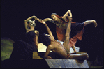 Martha Graham Dance Company production of "Point of Crossing" wth Janet Eilber, Diane Gray and Ross Parkes, choreography by Martha Graham