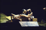 Martha Graham Dance Company production of "Point of Crossing" wth Janet Eilber and Ross Parkes, choreography by Martha Graham