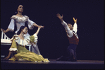 Martha Graham Dance Company production of "Letter to the World" with Pearl Lang (in yellow), Jean Erdman and William Carter, choreography by Martha Graham