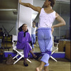 Martha Graham Dance Company rehearsal of "American Document" with Martha Graham and Mikhail Baryshnikov, choreography by Martha Graham
