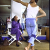 Martha Graham Dance Company rehearsal of "American Document" with Martha Graham and Mikhail Baryshnikov, choreography by Martha Graham