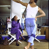 Martha Graham Dance Company rehearsal of "American Document" with Martha Graham and Mikhail Baryshnikov, choreography by Martha Graham