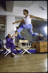 Martha Graham Dance Company rehearsal of "American Document" with Martha Graham and Mikhail Baryshnikov, choreography by Martha Graham