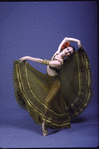 Martha Graham Dance Company, Studio portrait of Terese Capucilli in "Serenata Morsica", choreography by Martha Graham