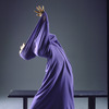 Martha Graham Dance Company, Studio portrait of Joyce Herring in "Lamentation", choreography by Martha Graham