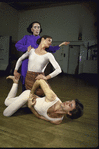 Martha Graham Dance Company with Martha Graham rehearsing "Song" with dancers, choreography by Martha Graham