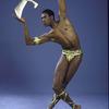Martha Graham Dance Company, studio portrait of dancer George White, Jr. in "Judith", choreography by Martha Graham