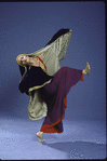 Martha Graham Dance Company, studio portrait of dancer Terese Capucilli in "Judith", choreography by Martha Graham