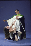 Studio portrait of Martha Graham Dance Company dancers Christine Dakin and Larry White in Graham's "Rite of Spring"