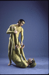 Martha Graham Dance Company, studio portrait of dancers Peggy Lyman and Donlin Foreman in "Frescoes", choreography by Martha Graham