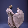 Martha Graham Dance Company, studio portrait of dancer Janet Eilber in "Frontier", choreography by Martha Graham