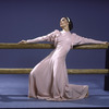 Martha Graham Dance Company, studio portrait of dancer Janet Eilber in "Frontier", choreography by Martha Graham
