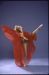 Martha Graham Dance Company, studio portrait of dancer Judith Garay in "Circe", choreography by Martha Graham