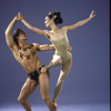Martha Graham Dance Company, studio portrait of dancers Donlin Foreman and Takako Asakawa in "Circe", choreography by Martha Graham