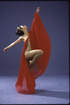 Martha Graham Dance Company, studio portrait of dancer Takako Asakawa in "Circe", choreography by Martha Graham