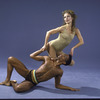 Martha Graham Dance Company, studio portrait of dancers Judith Garay and Steve Rooks in "Circe", choreography by Martha Graham