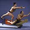Martha Graham Dance Company, studio portrait of dancers Jean-Louis Morin and Larry White in "Circe", choreography by Martha Graham